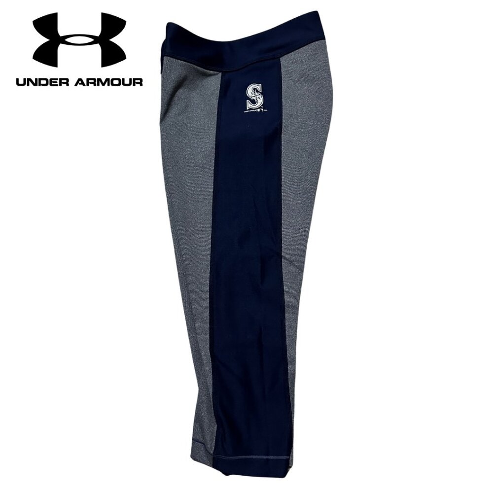 Seattle Mariners Under Armour Navy Capri Leggings Size Large?